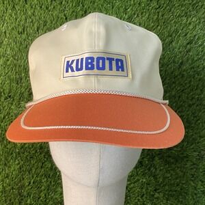 Vintage Kubota Tractors Baseball Hat Unisex Adjustable Farm Embroidered Rope Cap